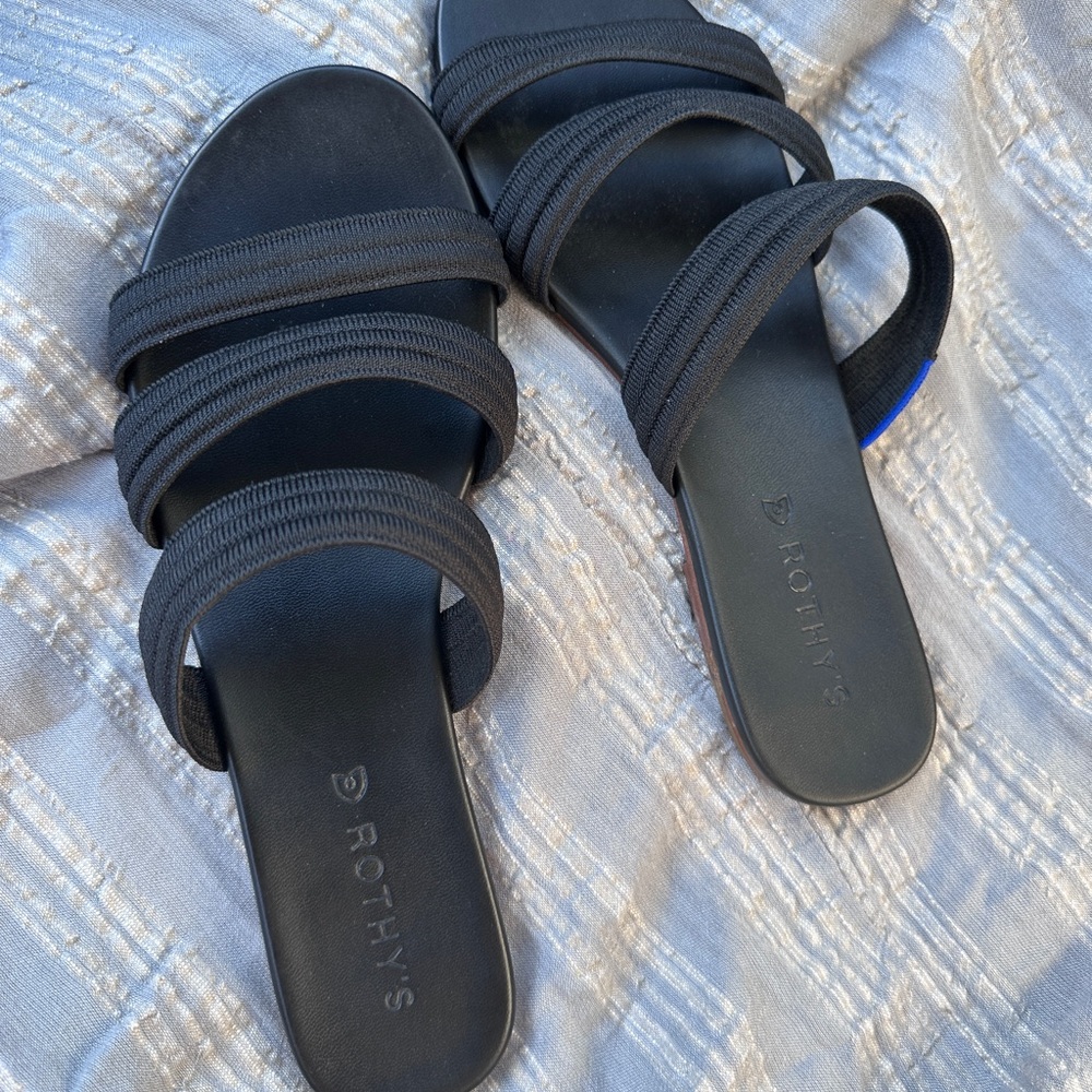 Rothy's Elegant Black Sandals